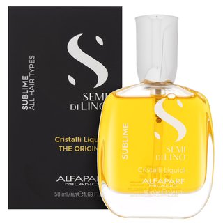 Alfaparf Milano Semi Di Lino Sublime Cristalli Liquidi The Original Bezoplachová Starostlivosť Pre Lesk Vlasov 50 Ml