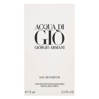 Armani (Giorgio Armani) Acqua Di Gio Pour Homme - Refillable Parfémovaná Voda Pre Mužov Refillable 75 Ml