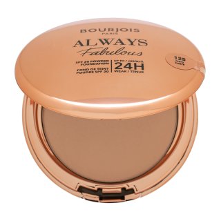 Bourjois Always Fabulous SPF 20 Powder Foundation Púdrový Make-up So Zmatňujúcim účinkom 125 7 G