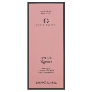 Carlo Oliveri Hydra Repair Anti-Aging Intensive Filler Mask Dry & Damaged Hair Maska Pre Suché A Poškodené Vlasy 300 Ml