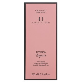 Carlo Oliveri Hydra Repair Anti-Aging Intensive Filler Mask Weak & Damaged Hair Maska Pre Slabé A Poškodené Vlasy 300 Ml