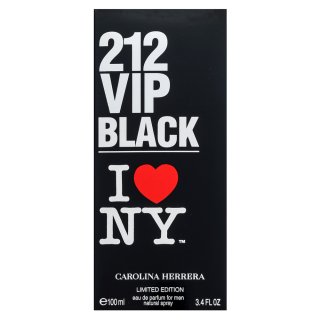 Carolina Herrera 212 VIP Black I Love NY Limited Edition Parfémovaná Voda Pre Mužov 100 Ml