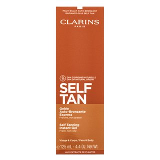 Clarins Self Tan Self Tanning Instant Gel Samoopaľovací Gél Pre Všetky Typy Pleti 125 Ml