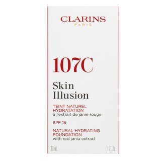 Clarins Skin Illusion Natural Hydrating Foundation Tekutý Make-up S Hydratačným účinkom 107 Beige 30 Ml