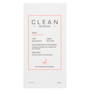 Clean Reserve Radiant Nectar Parfémovaná Voda Unisex 100 Ml