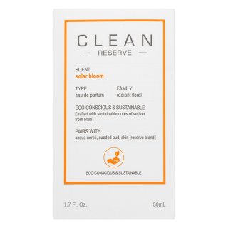 Clean Solar Bloom Parfémovaná Voda Unisex 50 Ml