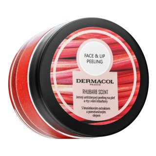 Dermacol Face & Lip Peeling Peeling Rhubarb Scent 50 Ml