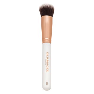 Dermacol Foundation & Powder Brush D52 Rose Gold štetec Na Make-up A Púder