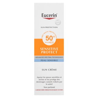 Eucerin Sensitive Protect Krém Na Opaľovanie Sun Cream SPF50+ 50 Ml