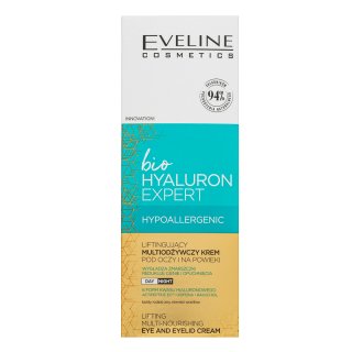 Eveline Bio Hyaluron Expert Lifting Multi-Nourishing Eye And Eyelid Vyživujúci Krém Pre Všetky Typy Pleti 20 Ml