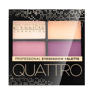 Eveline Quattro Professional Eyeshadow Palette Paletka Očných Tieňov 3 3,2 G