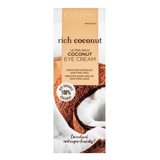 Eveline Rich Coconut Ultra Rich Coconut Eye Cream Očný Krém Pre Všetky Typy Pleti 20 Ml