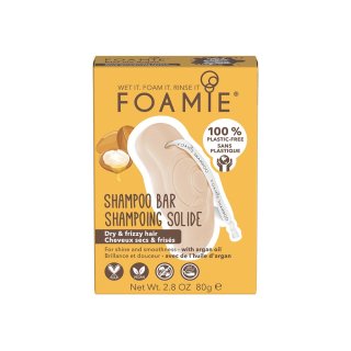 Foamie Shampoo Bar Tuhý šampón Pre Kučeravé Vlasy Argan Oil 80 G