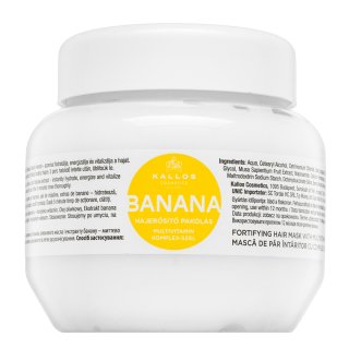 Kallos Banana Fortifying Hair Mask Posilňujúca Maska Pre Oslabané Vlasy 275 Ml