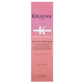 Kérastase Chroma Absolu Soin Acide Chroma Gloss Bezoplachová Starostlivosť Pre Lesk A Ochranu Farbených Vlasov 210 Ml