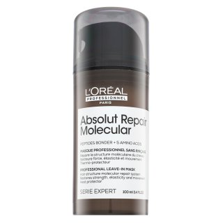 L´Oréal Professionnel Série Expert Absolut Repair Molecular Professional Leave-in Mask Bezoplachová Maska Pre Poškodené Vlasy 100 Ml