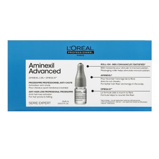 L´Oréal Professionnel Série Expert Aminexil Advanced Anti-Hair Loss Professional Programme Vlasová Kúra Proti Vypadávaniu Vlasov 10 X 6 Ml