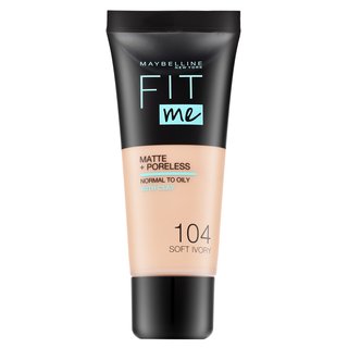 Maybelline Fit Me! Foundation Matte + Poreless Tekutý Make-up So Zmatňujúcim účinkom 104 Soft Ivory 30 Ml