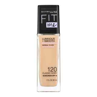 Maybelline Fit Me! Luminous + Smooth Foundation Tekutý Make-up Pre Zjednotenú A Rozjasnenú Pleť 120 Classic Ivory 30 Ml