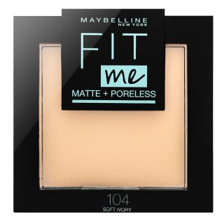 Maybelline Fit Me! Matte + Poreless Powder Púder So Zmatňujúcim účinkom 104 Soft Ivory 9 G