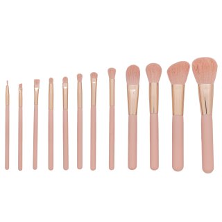 MIMO Makeup Brush Set Pink 12 Pcs Sada štetcov