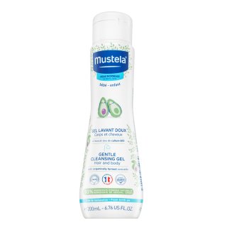 Mustela Bébé šampón A Sprchový Gél 2v1 Gentle Cleansing Gel 200 Ml