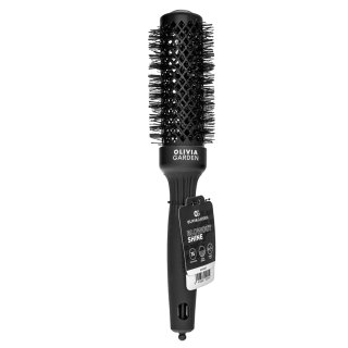 Olivia Garden Expert Blowout Shine Round Brush Black 35 Mm Kefa Na Vlasy