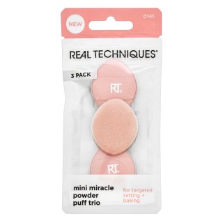 Real Techniques Mini Miracle Powder Puff Trio Hubka Na Púder