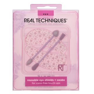 Real Techniques Reusable Eye Shields + Swabs Sada Na Oči