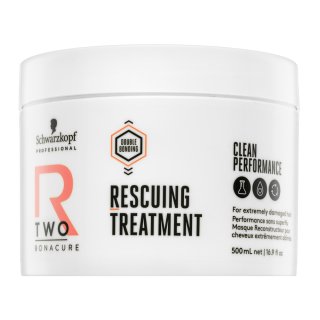 Schwarzkopf Professional R-TWO Bonacure Rescuing Treatment Posilňujúca Maska Pre Veľmi Suché A Poškodené Vlasy 500 Ml