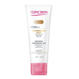 Topicrem HYDRA+ Radiance Progressive Tan Pleťový Krém Pre Zjednotenú A Rozjasnenú Pleť 40 Ml