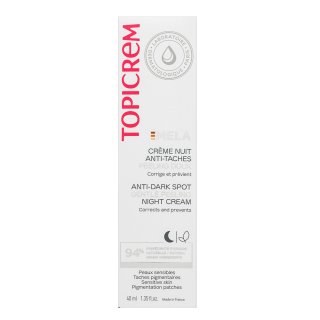 Topicrem MELA Nočný Krém Anti-Dark Spot Gentle Peeling Night Cream 40 Ml