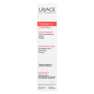 Uriage Tolederm Control Apaisant Hydratačný Krém Pre Upokojenie Pleti 40 Ml