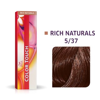 Wella Professionals Color Touch Rich Naturals Profesionálna Demi-permanentná Farba Na Vlasy S Multi-rozmernym Efektom 5/37 60 Ml