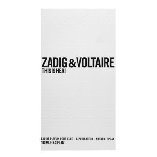 Zadig & Voltaire This Is Her! Parfémovaná Voda Pre ženy 100 Ml